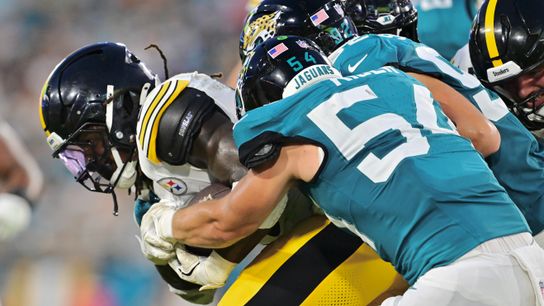 Steelers 31, Jaguars 25: A clean preseason opener taken in Jacksonville, Fla.. Photo by GETTY